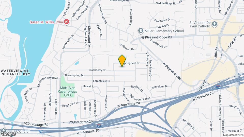 6603 Blackberry Dr Map and Location Details