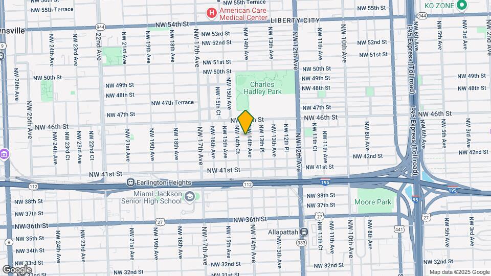 1409 NW 44th St Map and Location Details