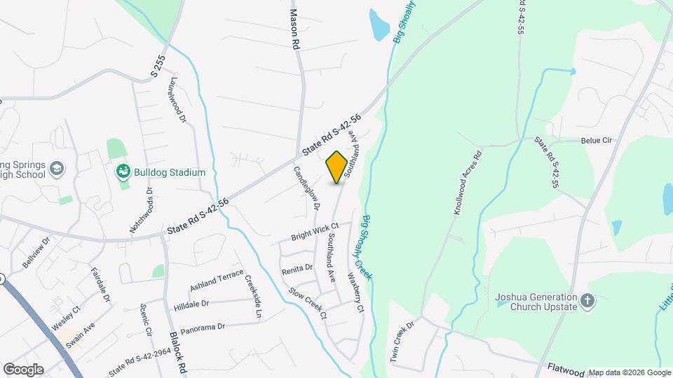 148 Southland Ave Map and Location Details