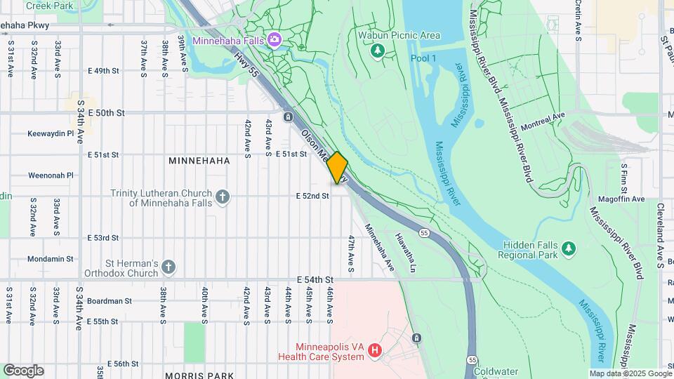 5136 Hiawatha Ave, Unit 101 Map and Location Details