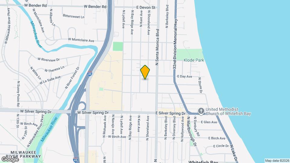 5751 N Shoreland Ave Map and Location Details