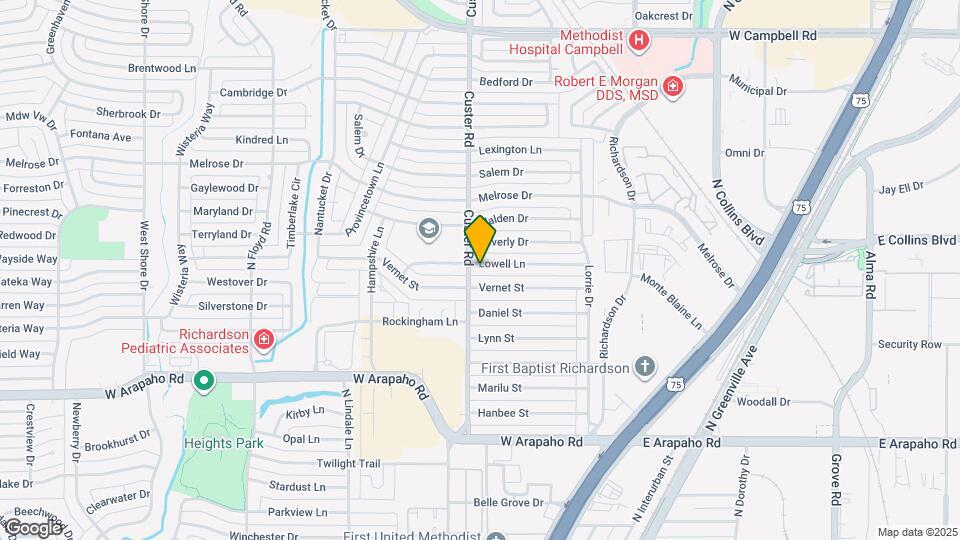 443 Lowell Ln Map and Location Details