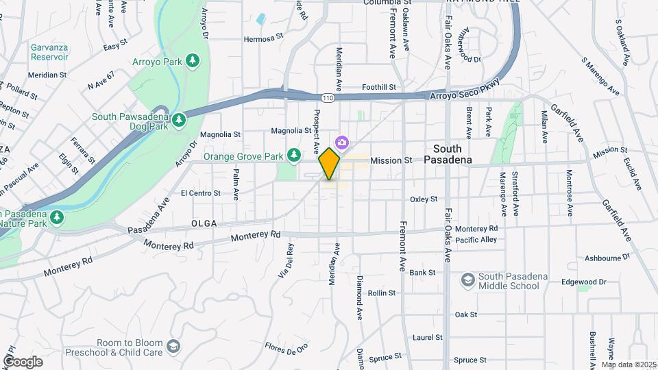 909 El Centro St Map and Location Details