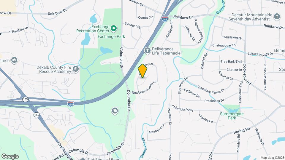 3466 Newberry Trail Map and Location Details