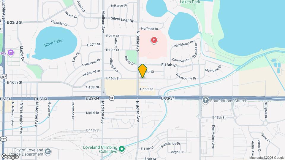 1630 E 16th St Map and Location Details