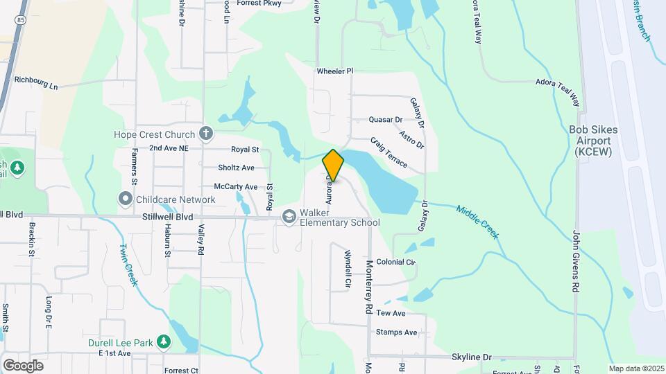 5523 Aurora Dr Map and Location Details