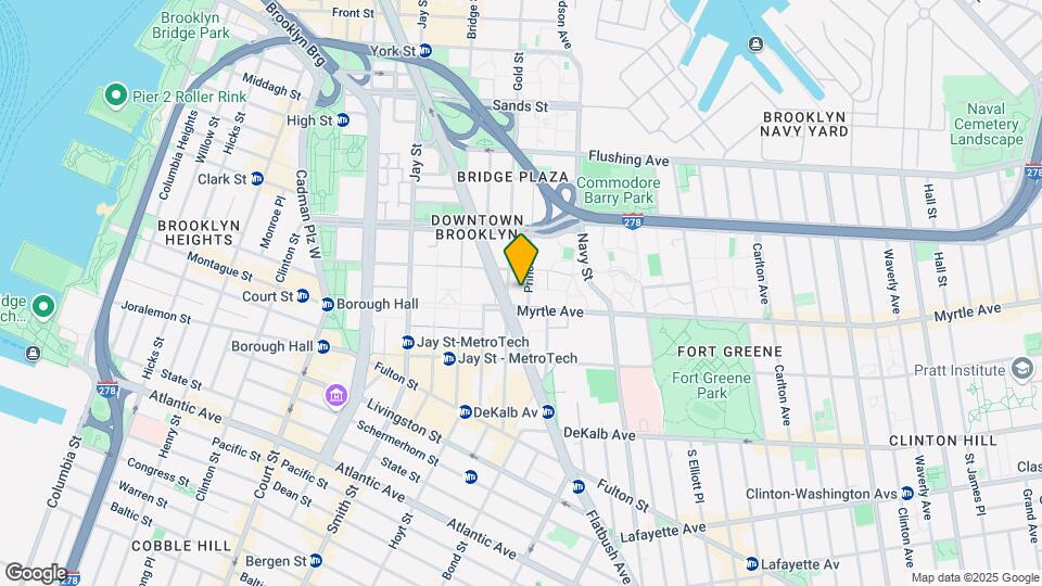 AVA Fort Greene Map and Location Details