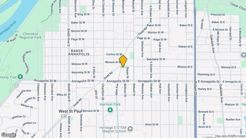 834 Allen Ave Mapa y Detalles de la Ubicación