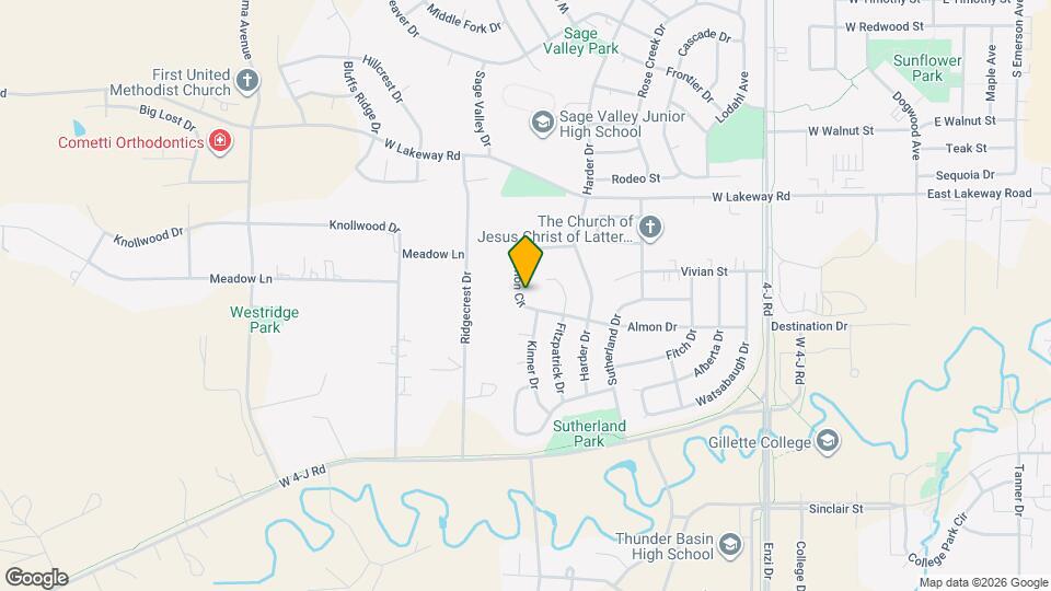 1110 Almon Cir Map and Location Details