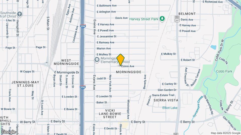 1040 Colvin St Map and Location Details