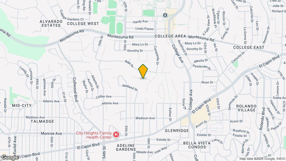 5713 Campanile Way Map and Location Details