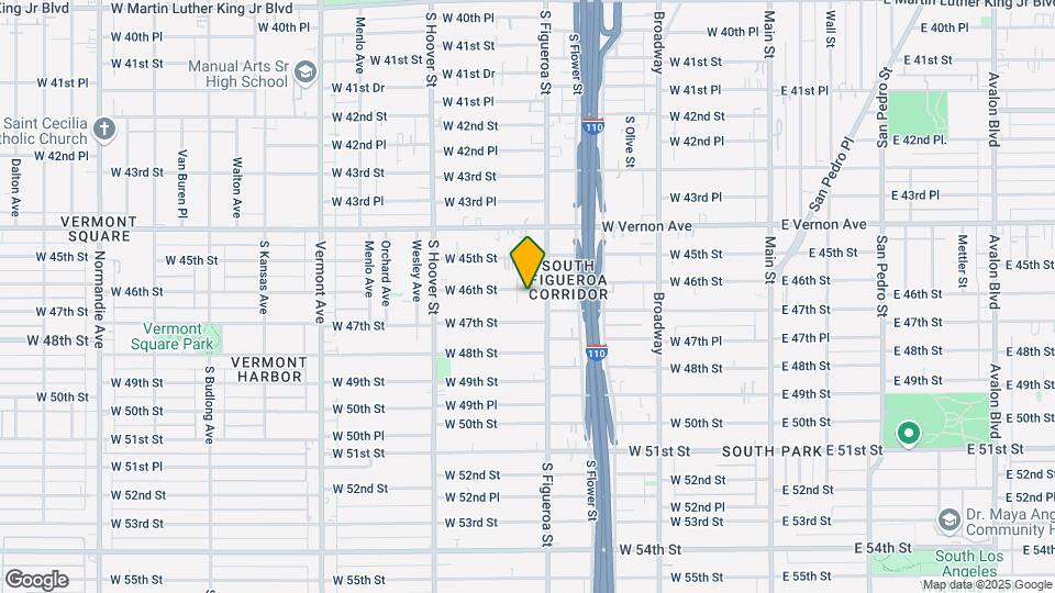 526 W 46th St Map and Location Details