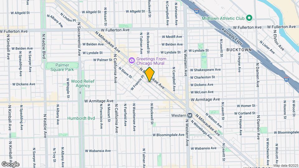 2113 N Bingham St Map and Location Details