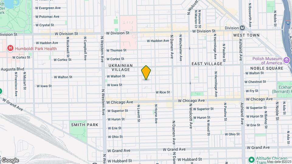2132 W Iowa St, Unit 1r Map and Location Details