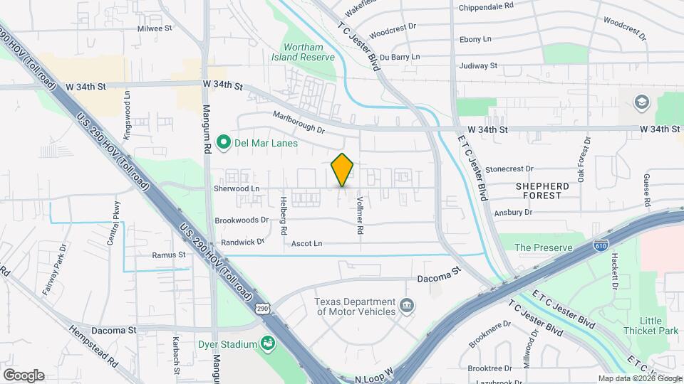 2826 Versailles Oak Ln Map and Location Details