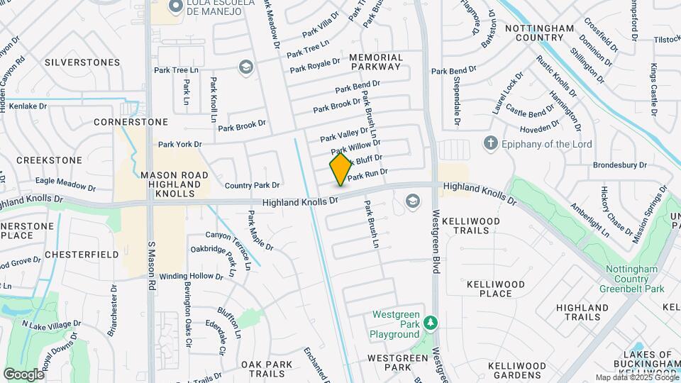 21414 Highland Knolls Dr Map and Location Details