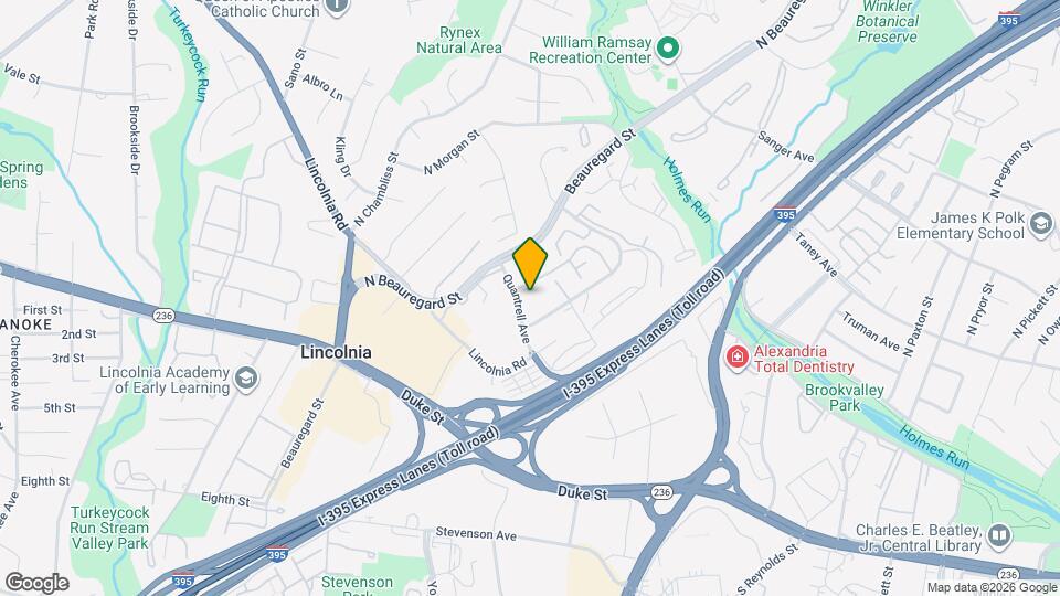 5909 Quantrell Ave Map and Location Details