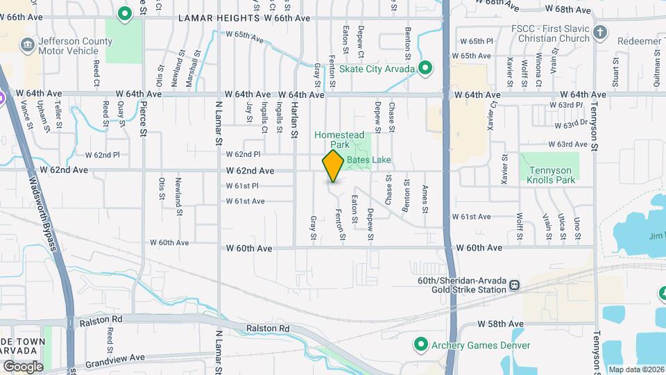 6160 Fenton St Map and Location Details