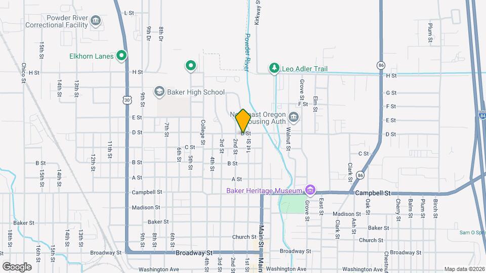 2035 D St Map and Location Details