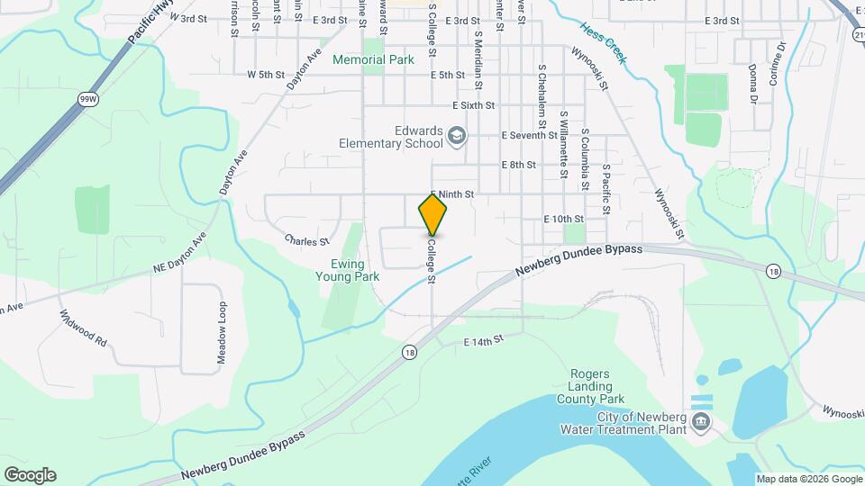 1030 S College St Map and Location Details