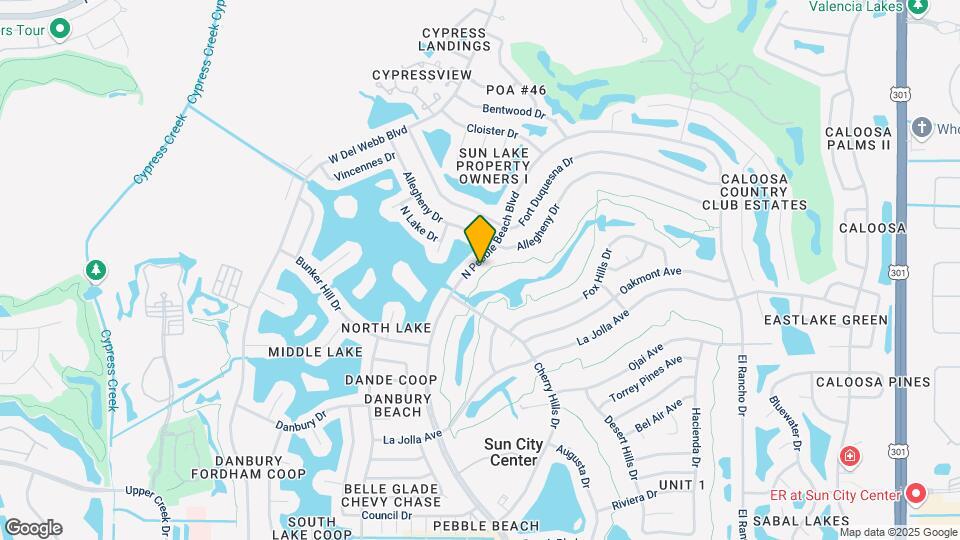 1709 N Pebble Beach Blvd Map and Location Details