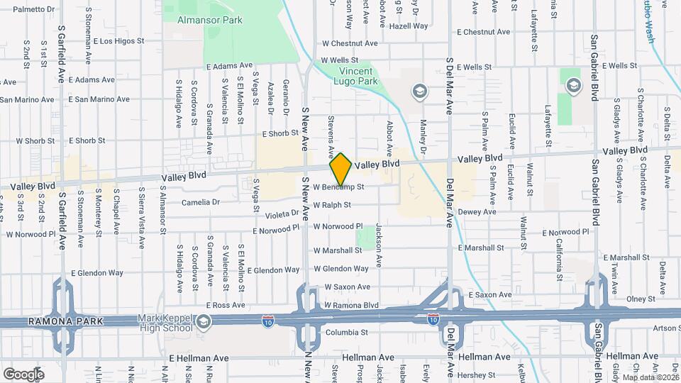 422 W Bencamp St Mapa y Detalles de la Ubicación