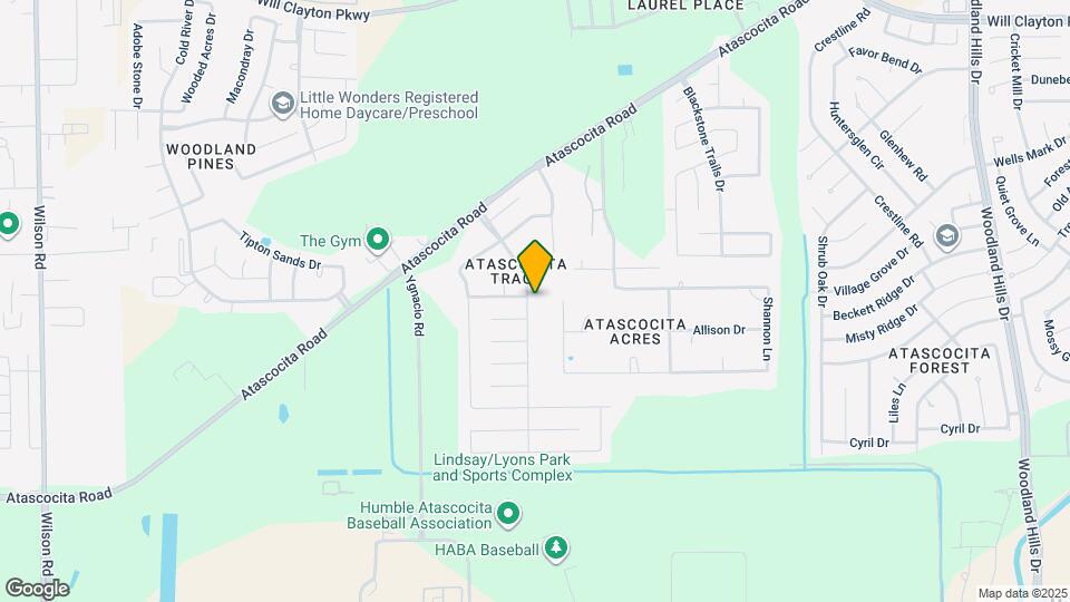 17118 Atascocita Bend Dr Map and Location Details