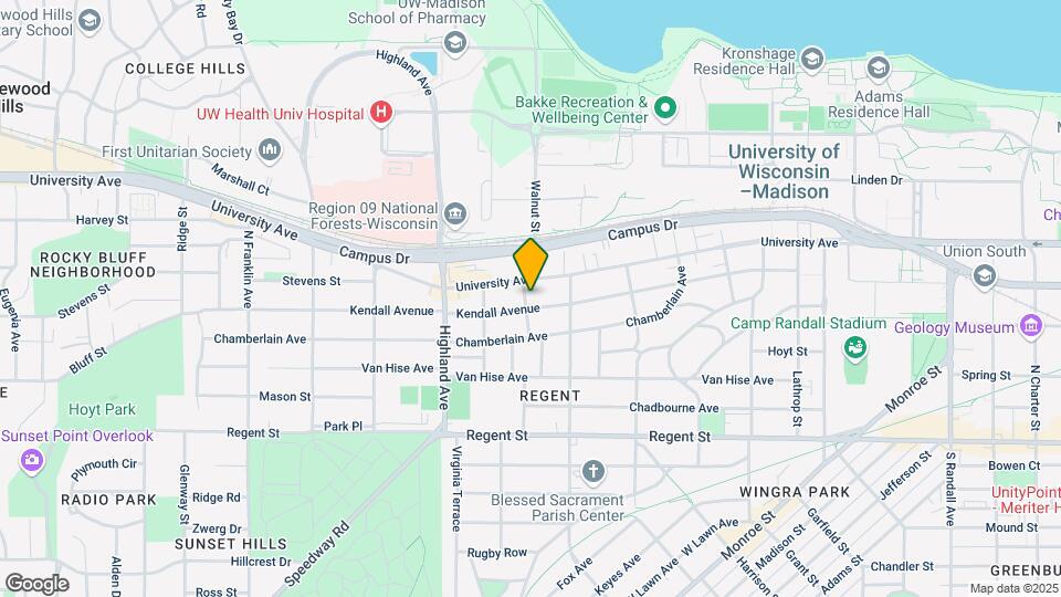 2226 Kendall Avenue, Unit 2226 Map and Location Details