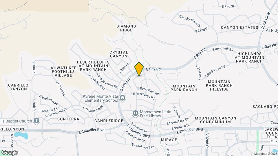 2721 E Dry Creek Rd Map and Location Details