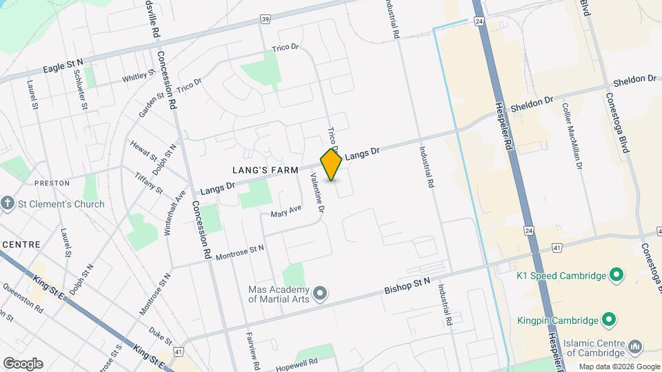 1129 Langs Cir Map and Location Details