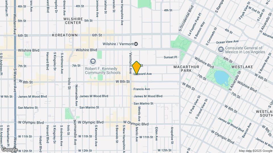 3062 Leeward Ave Mapa y Detalles de la Ubicación