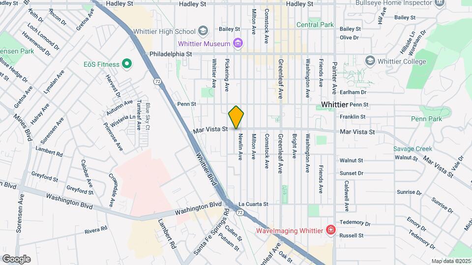 7607 Newlin Ave Map and Location Details