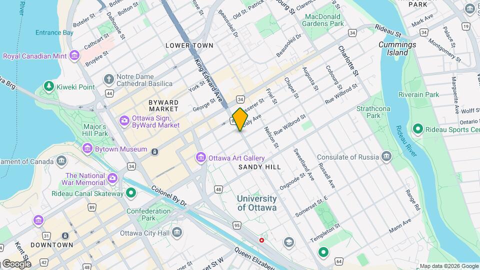 458A King Edward Ave Map and Location Details