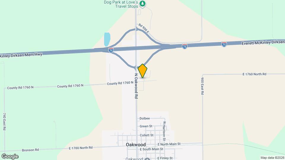 500 N Oakwood St Map and Location Details