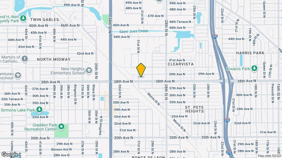 3037 38th Ave N Map and Location Details