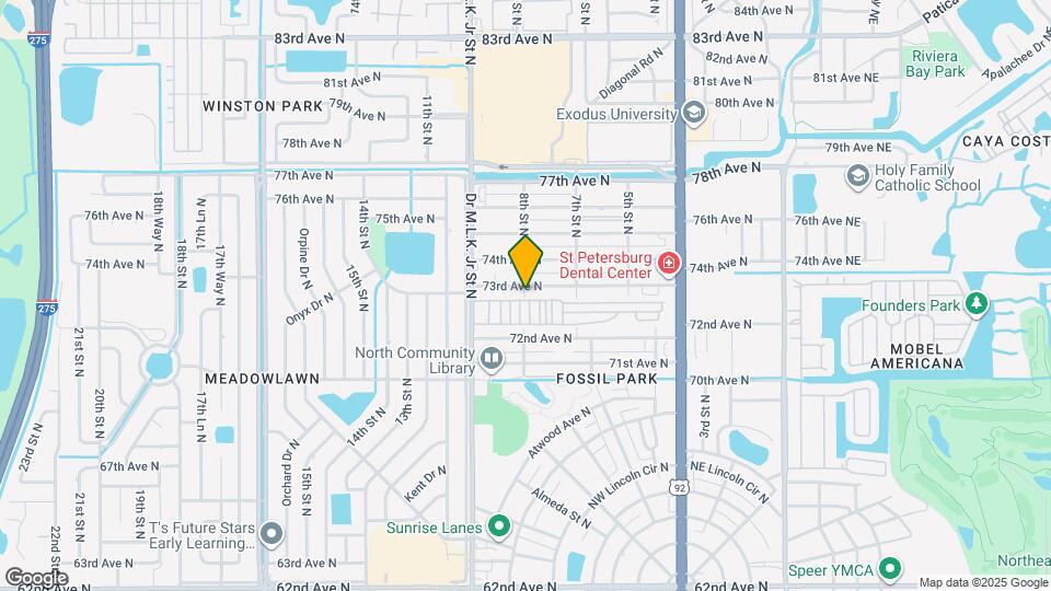 7291 8th St N Map and Location Details