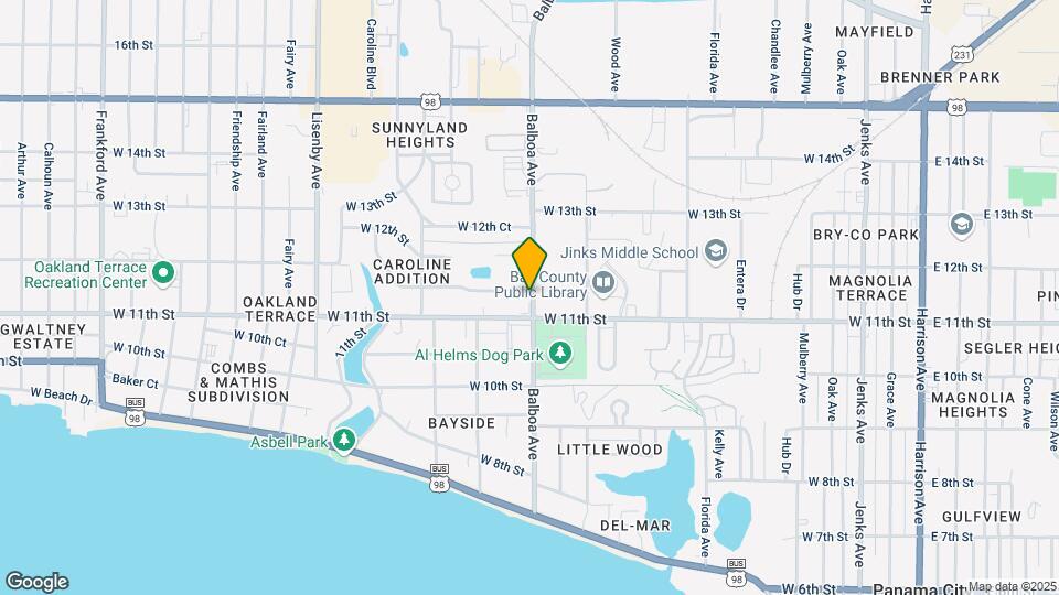 1131 Balboa Ave Map and Location Details