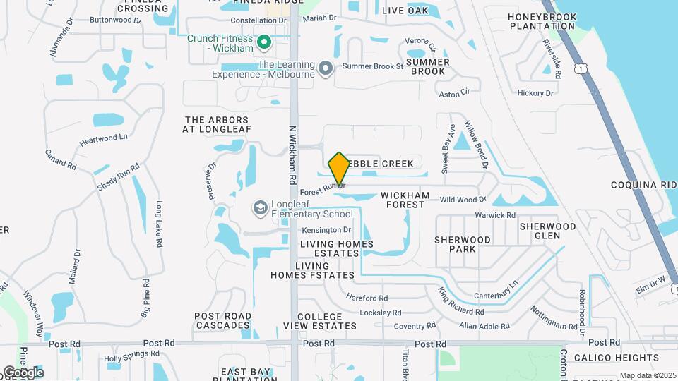 2845 Forest Run Dr Mapa y Detalles de la Ubicación