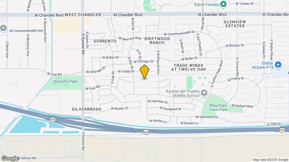 360 S Pineview Dr Map and Location Details
