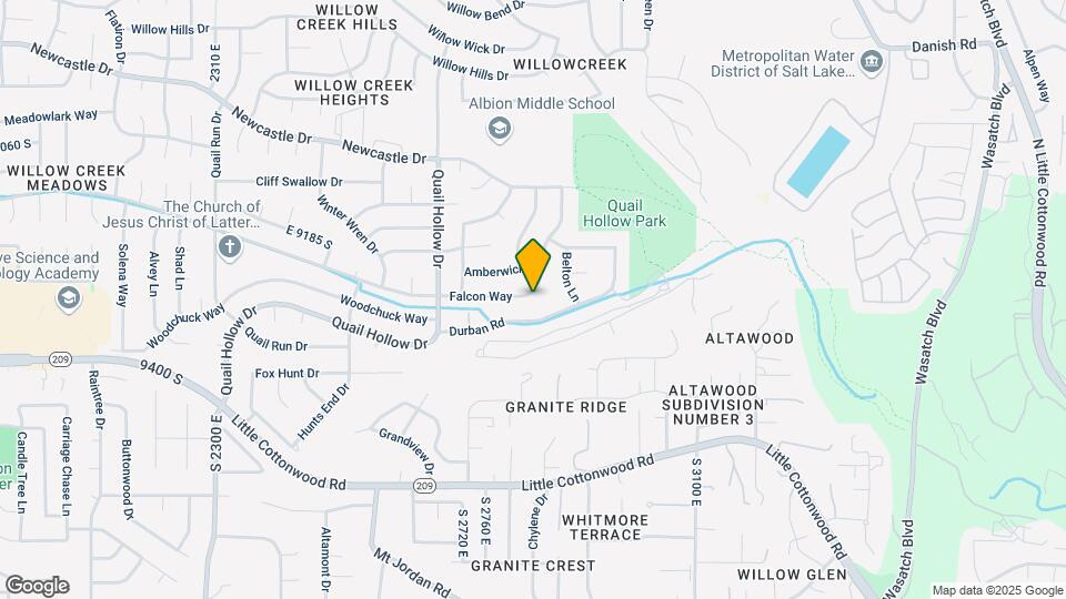 2818 E Falcon Wy Map and Location Details