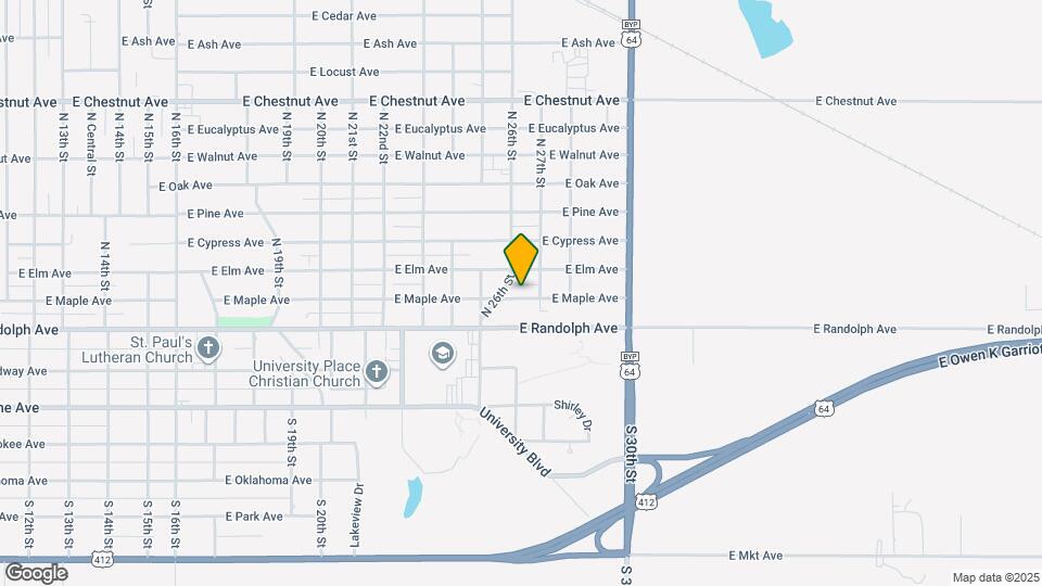 2608 E Maple Ave Map and Location Details