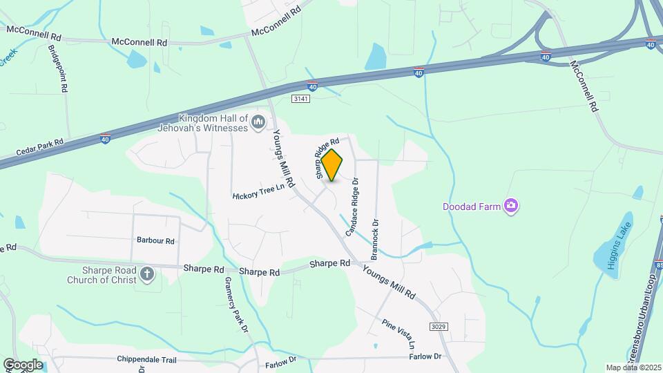 1333 Sharp Ridge Rd Mapa y Detalles de la Ubicación