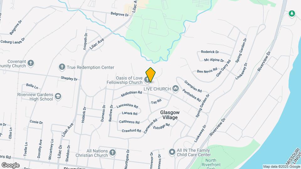 323 Shepley Dr Mapa y Detalles de la Ubicación
