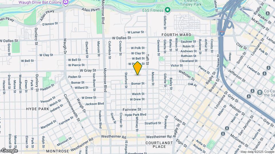 411 Peden St Map and Location Details