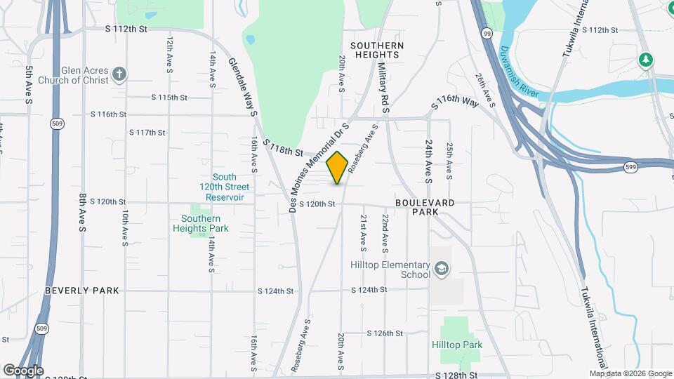 11915 Roseberg Ave S Map and Location Details