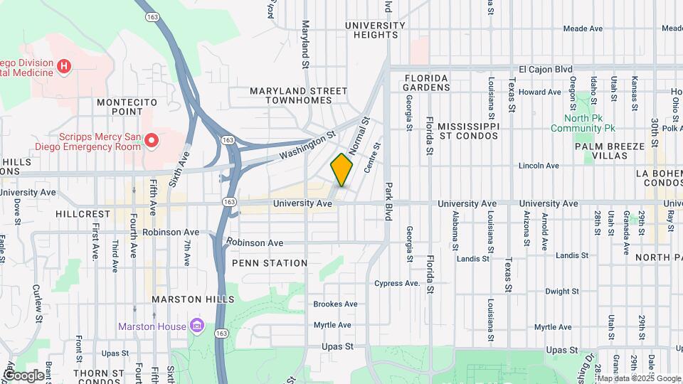 3919 Normal St, Unit 107 Map and Location Details