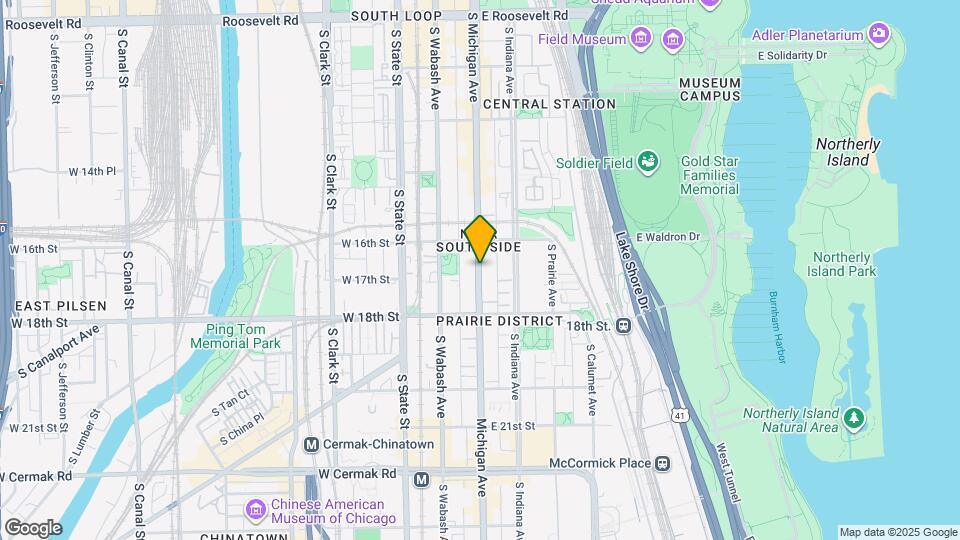 1673 S Michigan Ave Mapa y Detalles de la Ubicación