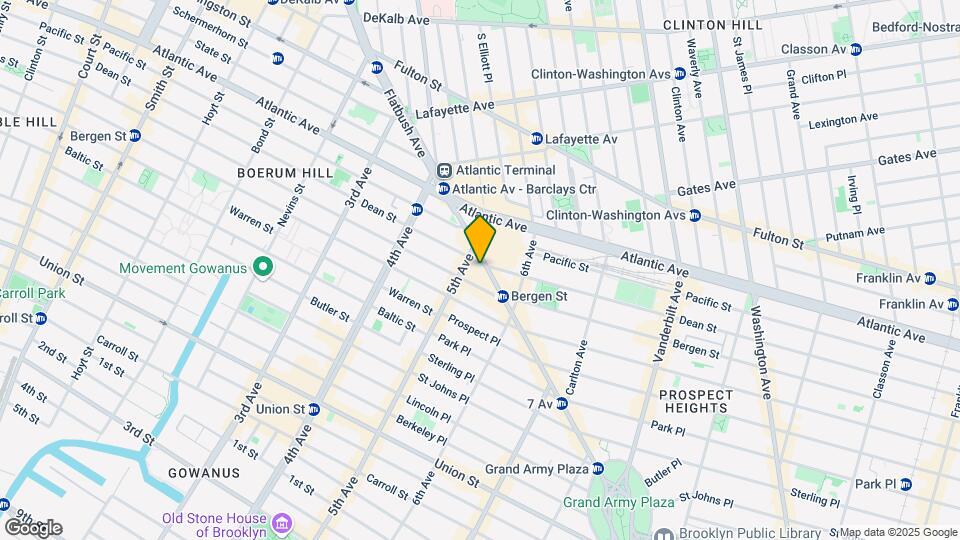 190 Flatbush Avenue Map and Location Details