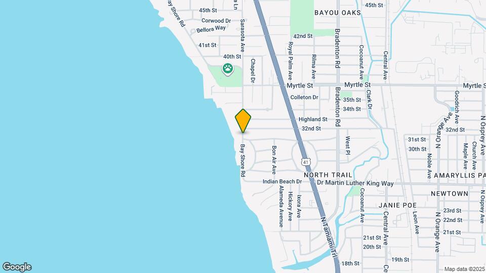 805 Tennessee Ln Map and Location Details