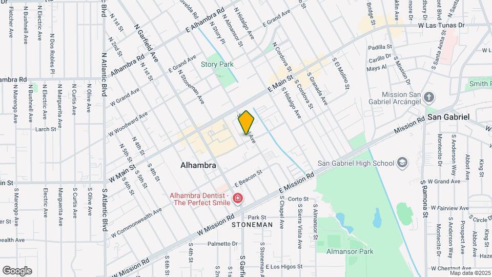 123 S Chapel Ave Map and Location Details